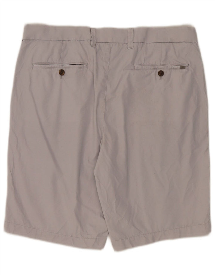 Pantaloni scurți chino pentru bărbați Marks & Spencer W36, bumbac gri mare