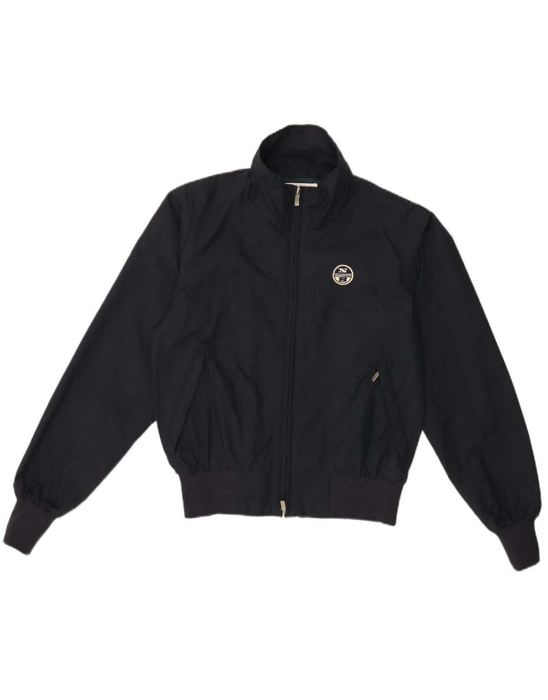NORTH SAILS Mens Bomber Jacket UK 36 Small Navy Blue Polyamide