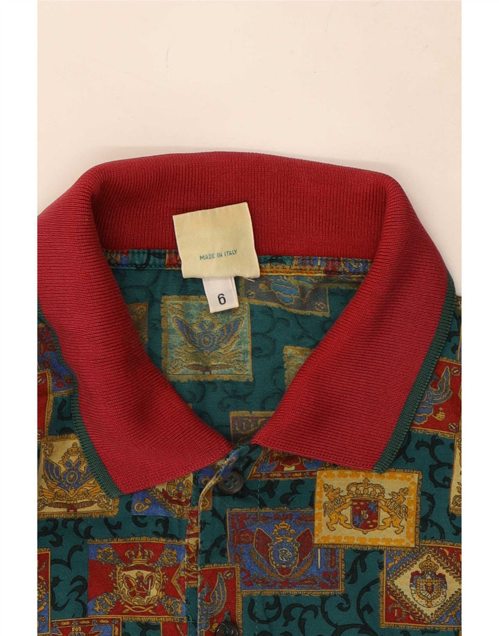 Tricou polo pentru bărbați Mango, mare, multicolor, geometric