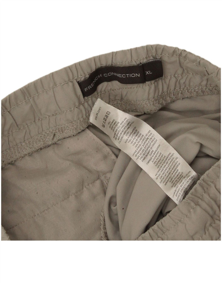 French Connection Joggeri pentru bărbați Pantaloni cargo XL W36 L28 Gri Poliamidă