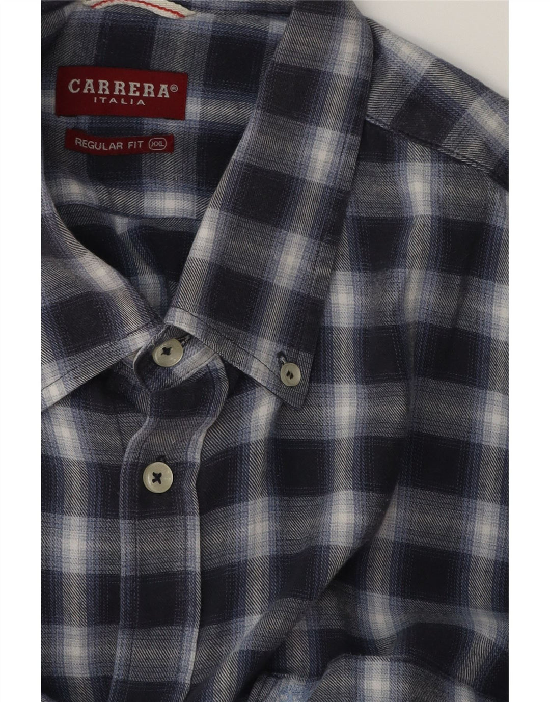 Cămașă de flanel pentru bărbați CARRERA, 2XL, albastru bleumarin