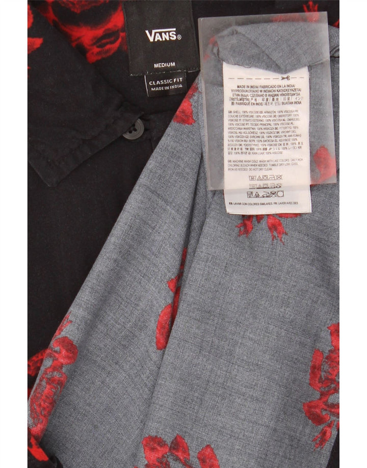 Cămașă cu mânecă scurtă pentru bărbați Vans Classic Fit Medium Black Floral Tropical