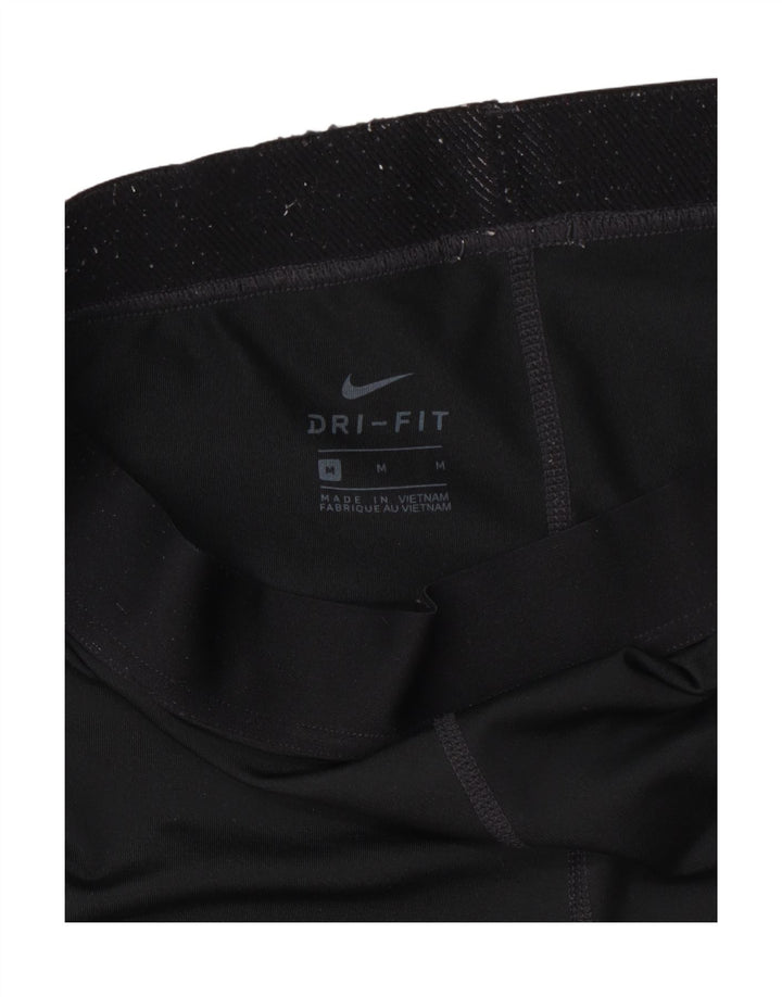 Leggings Nike Dri Fit Graphic Capri pentru femei UK 12 Medium Black