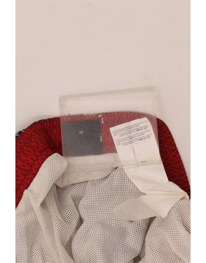 Pantaloni scurți de înot grafic pentru bărbați Hugo Boss, poliester geometric, albastru, mediu
