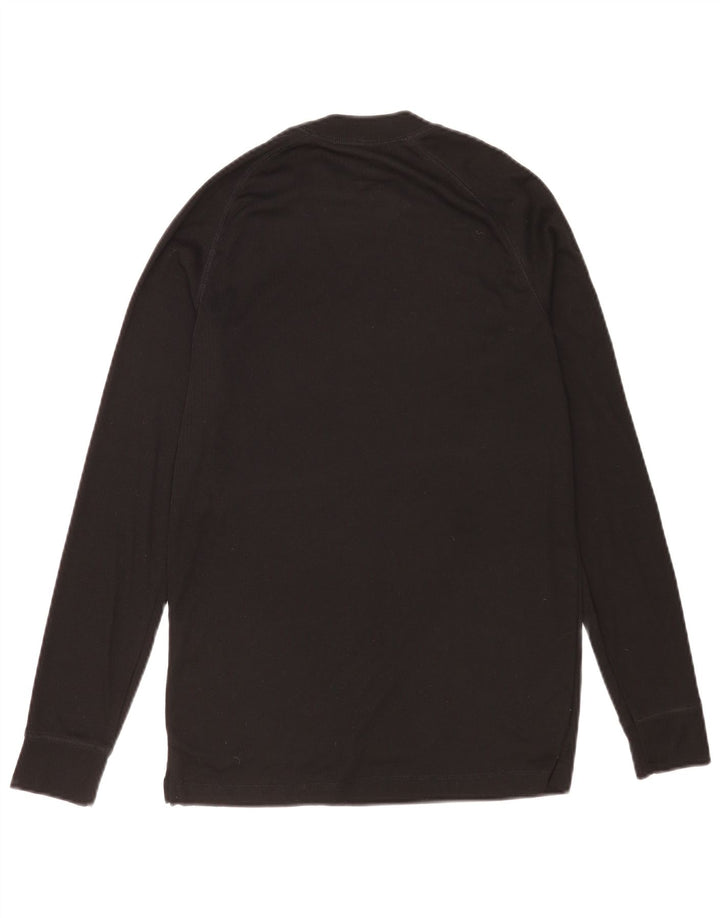 Top pentru bărbați Mountain Warehouse cu mânecă lungă, poliester negru mic