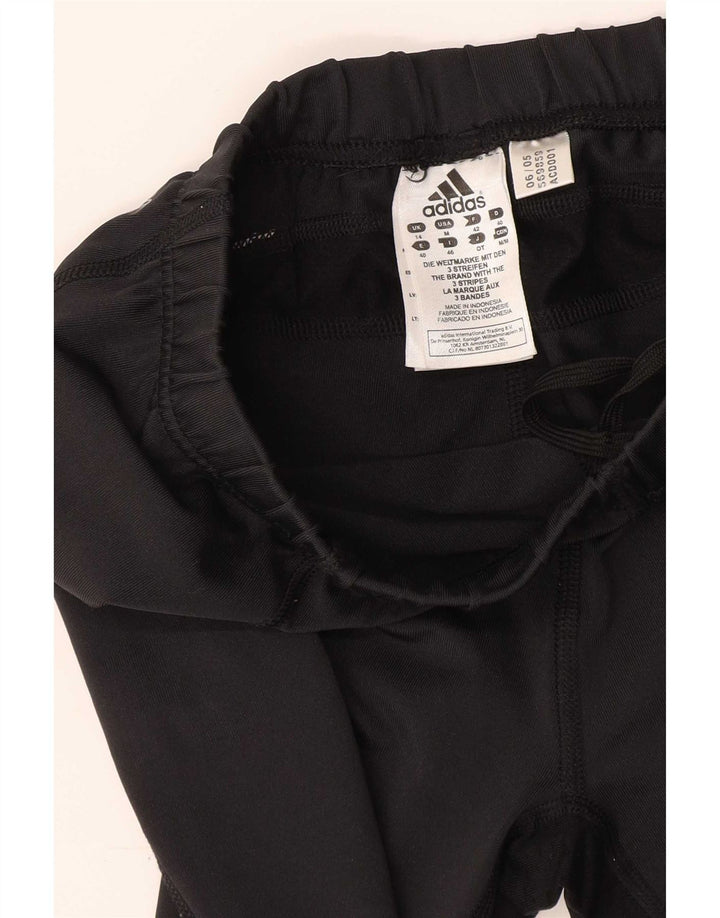 Pantaloni de trening Adidas Climacool pentru femei UK 14 Poliester mediu negru