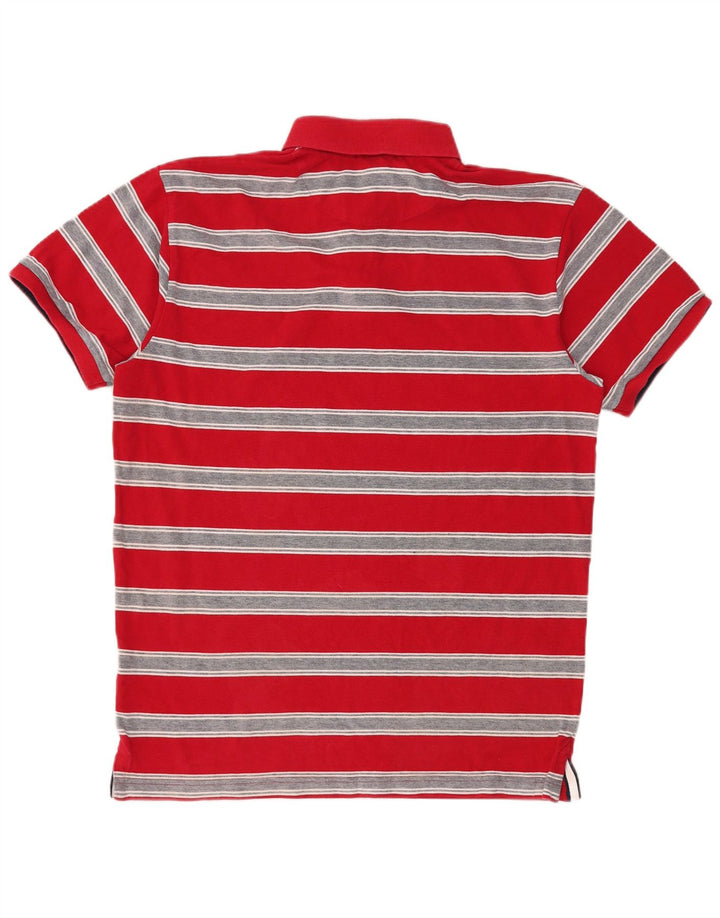 Tricou polo pentru bărbați Gant XL, bumbac cu dungi roșii