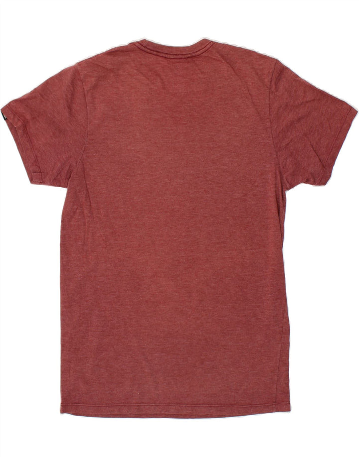 VANS Mens Custom Fit Graphic T-Shirt Top Small Red Cotton Vintage Vans and Second-Hand Vans from Messina Hembry 