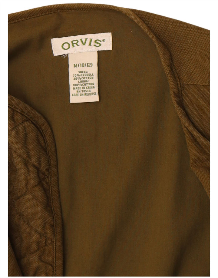 Jachetă Blazer deschisă pentru femei Orvis US 10/12 Medium Khaki Viscose