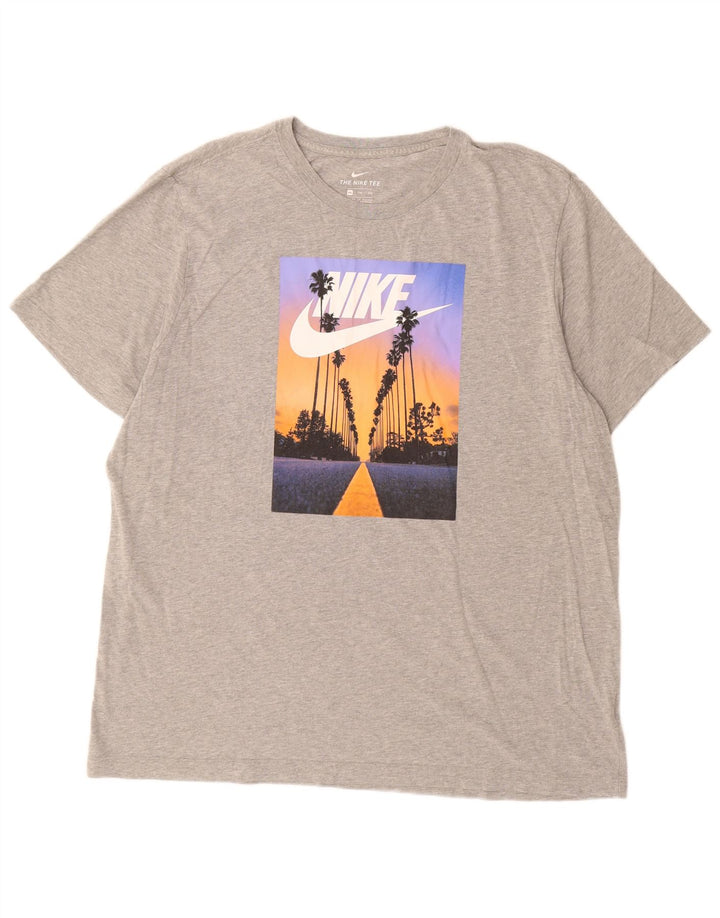 Tricou grafic pentru bărbați Nike Top 2XL gri