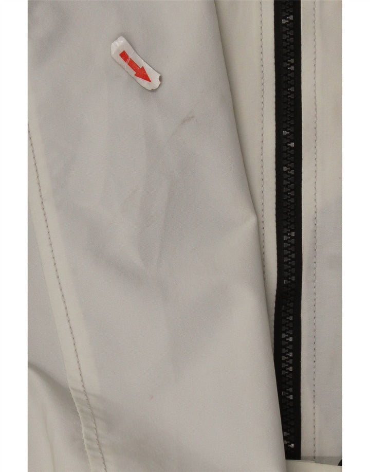 Jachetă de ploaie pentru femei Refrigiwear UK 14, mare, albă, din poliamidă