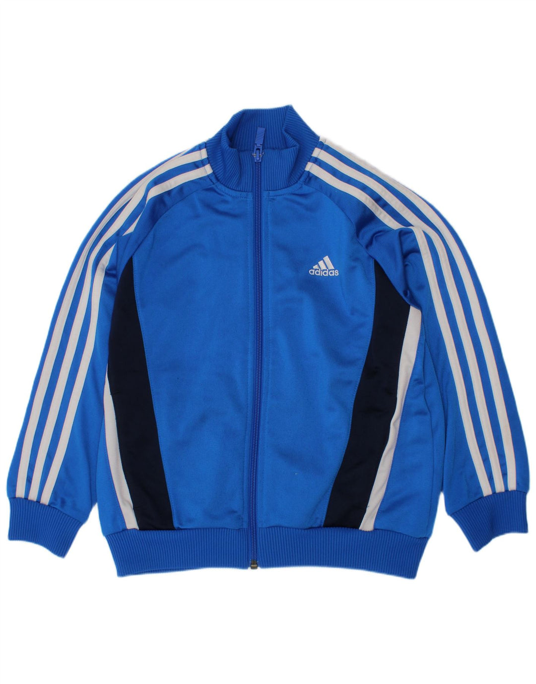 Jachetă de trening pentru băieți Adidas 7-8 ani, albastru, poliester