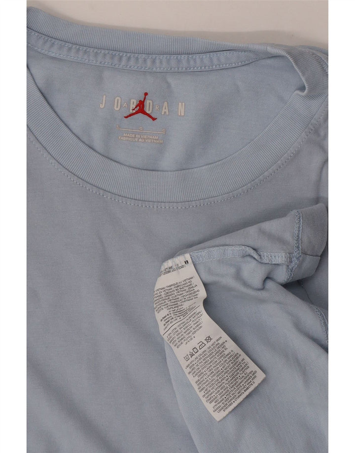 Tricou pentru bărbați Jordan Top mare, albastru, bumbac
