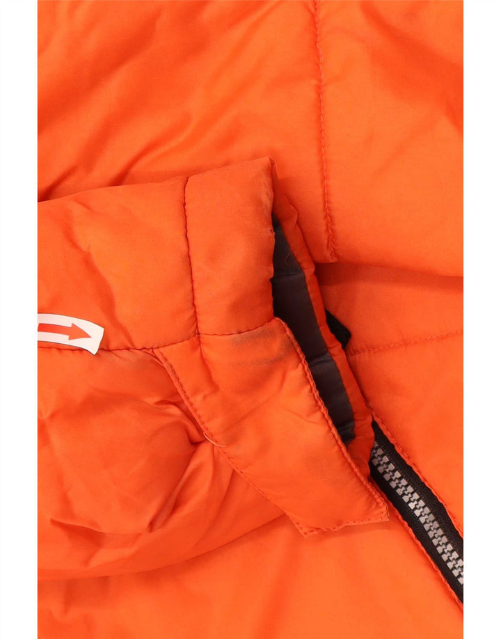 Jachetă de schi cu grafică Explorer pentru bărbați UK 40 Large Orange