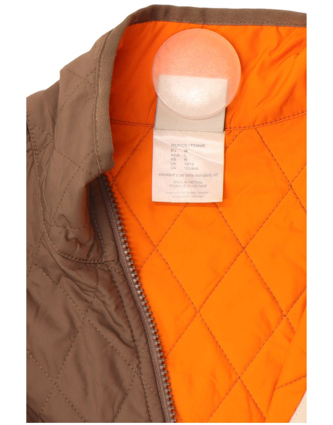 JACK WOLFSKIN Jachetă matlasată pentru femei UK 12/14 Medium Bej Poliester