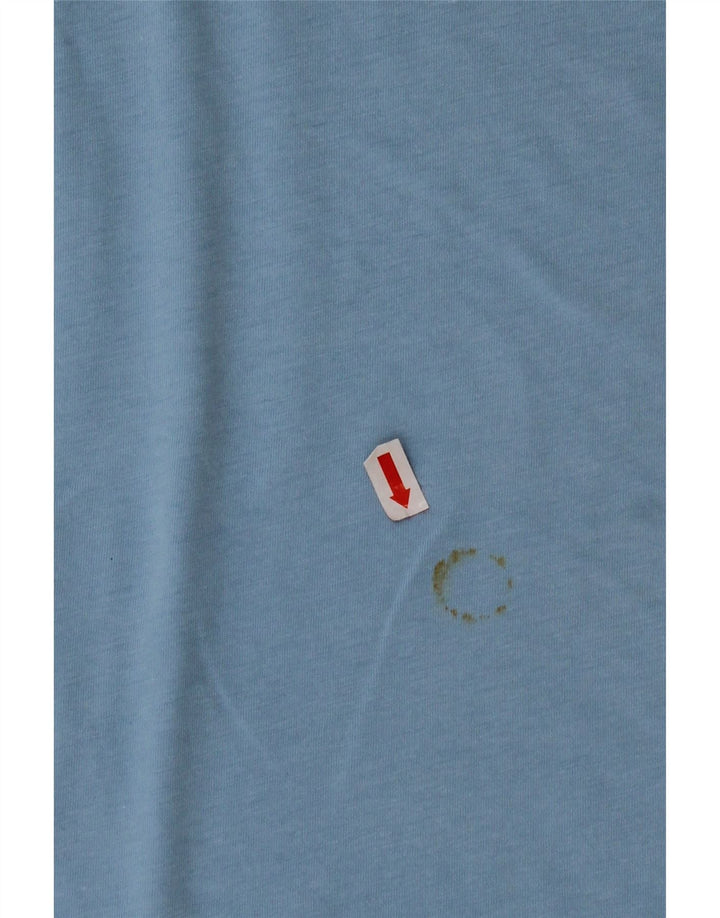 ESPRIT Mens T-Shirt Top Large Blue Cotton