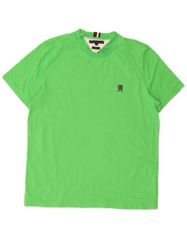 Tricou pentru bărbați Tommy Hilfiger Top XL bumbac verde