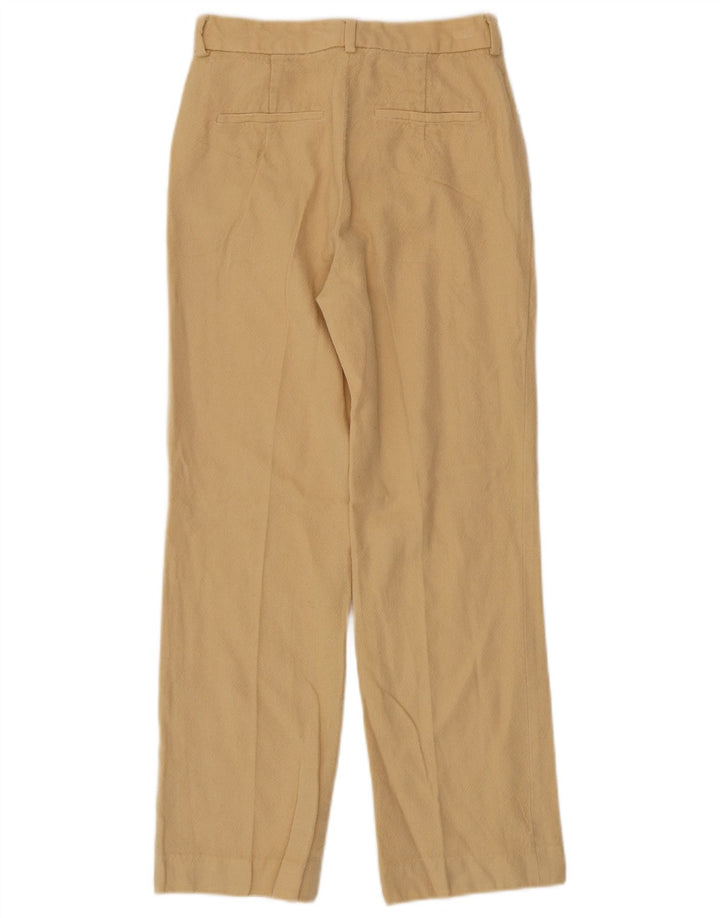 MASSIMO DUTTI Pantaloni chino drepți pentru femei EU 36 XS W26 L26 bej lână