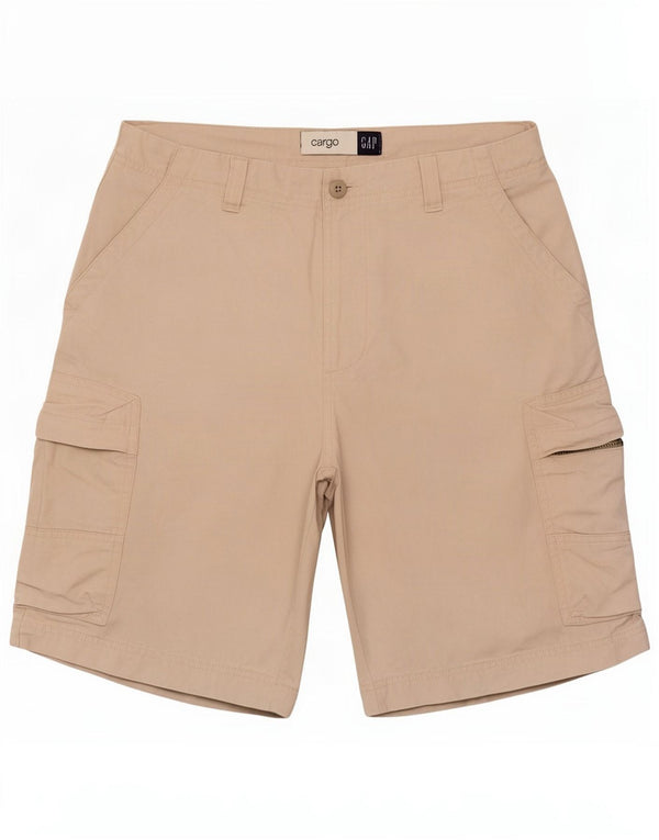 Pantaloni scurti cargo pentru bărbați Gap W31, bumbac, bej mediu
