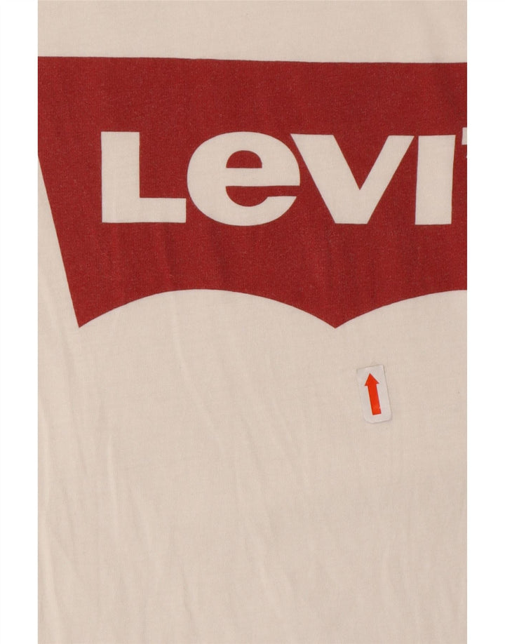 Tricou grafic LEVI'S pentru femei Top UK 14 Large White