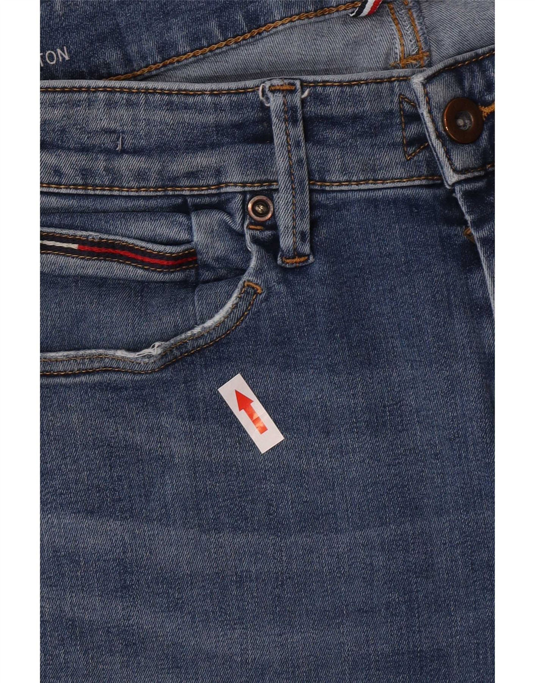 Tommy Hilfiger Mens Scanton Distressed Denim Shorts Medium W33 Blue