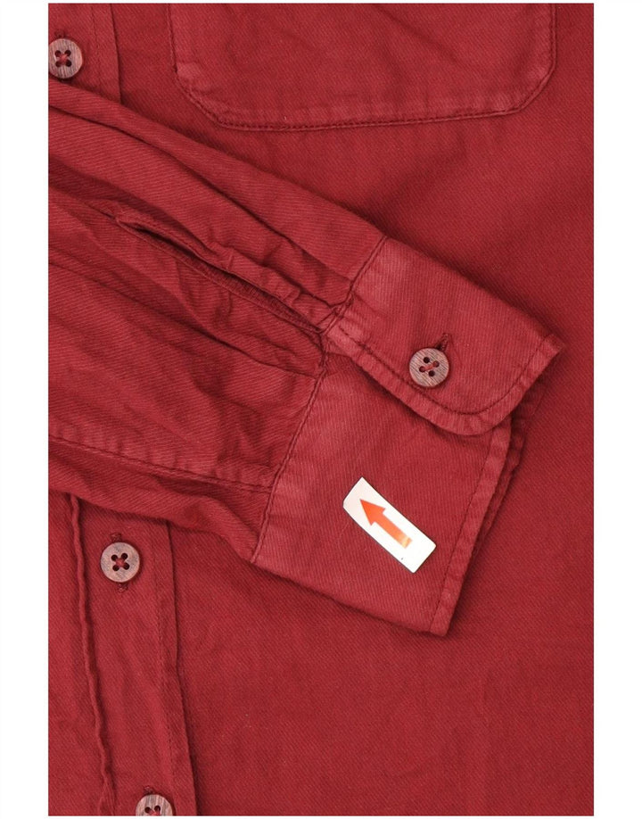 Cămașă Massimo Dutti Femei EU 44 XL Bumbac Burgundy