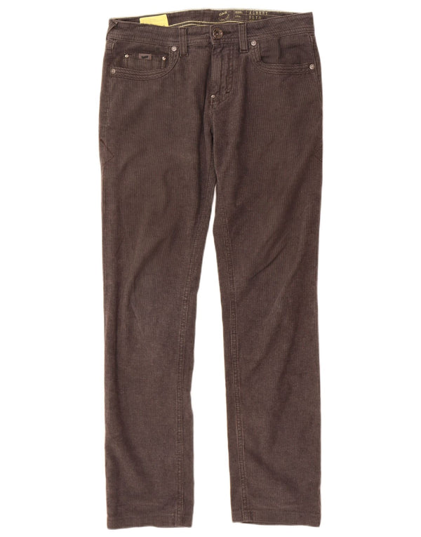 Pantaloni casual subțiri pentru bărbați Gas W29 L29 bumbac cu dungi gri
