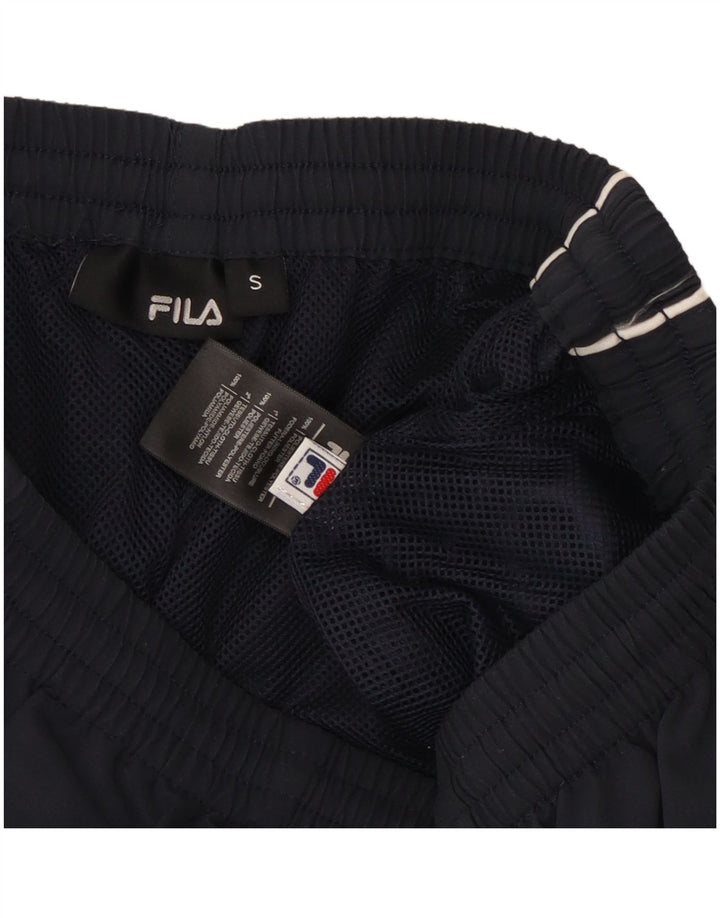 Pantaloni de trening Fila pentru bărbați, poliester mici, bleumarin
