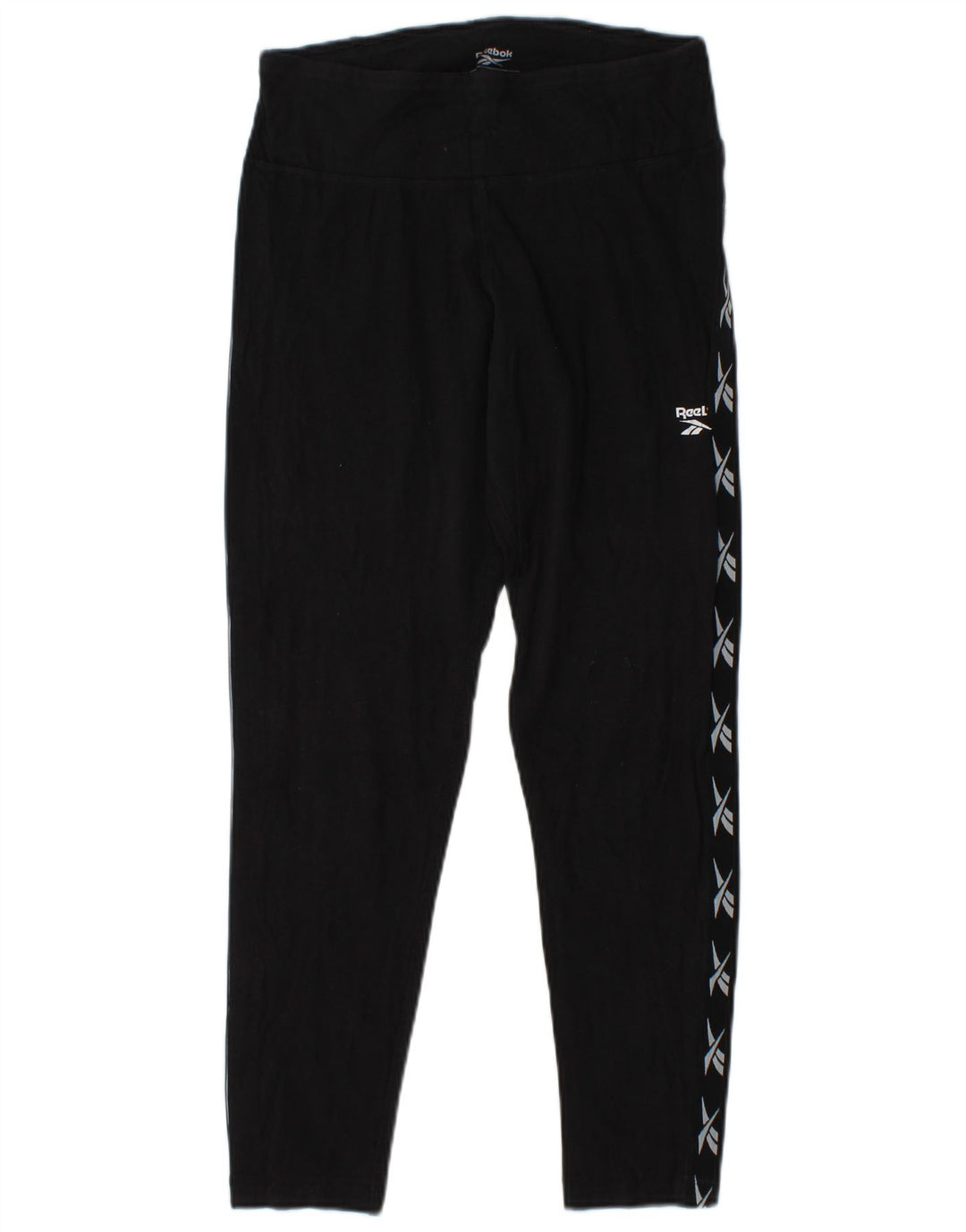 Leggings grafic REEBOK pentru femei UK 12/14 Medium Black