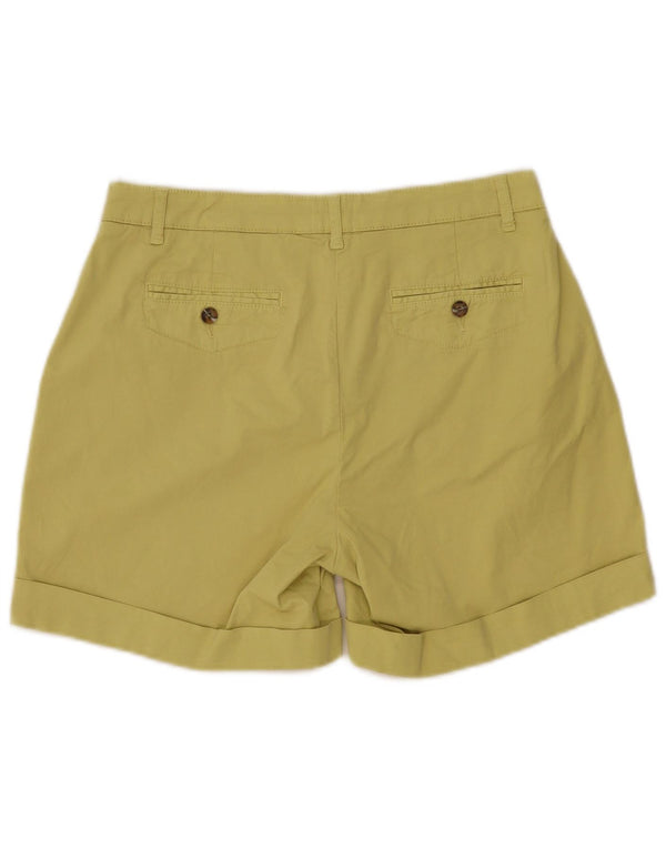 Jigsaw Pantaloni scurti chino pentru femei UK 12 Medium W30 Bumbac verde