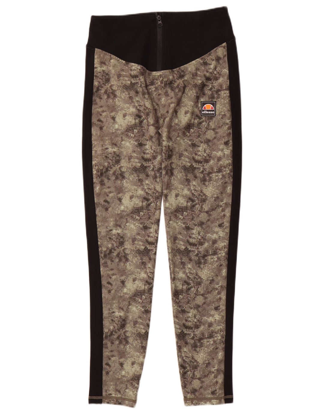 Leggings pentru femei Ellesse UK 10 Poliester camuflaj verde mic