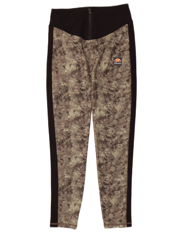 Leggings pentru femei Ellesse UK 10 Poliester camuflaj verde mic