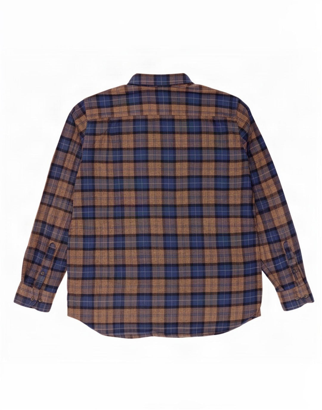 Cămașă de flanel pentru bărbați Massimo Dutti, 2XL, maro, carouri