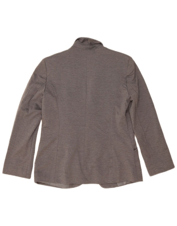 Jachetă Blazer pentru femei Oasis UK 10, Gri mic, poliester cu dungi