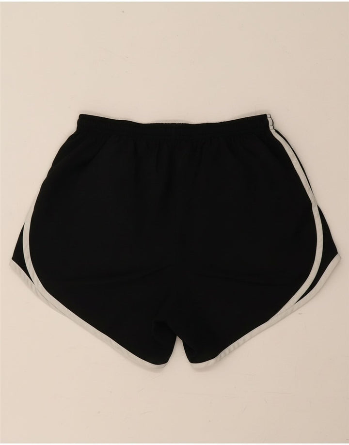 Pantaloni scurți sport Nike Dri Fit pentru femei UK 8 Small Negru Poliester