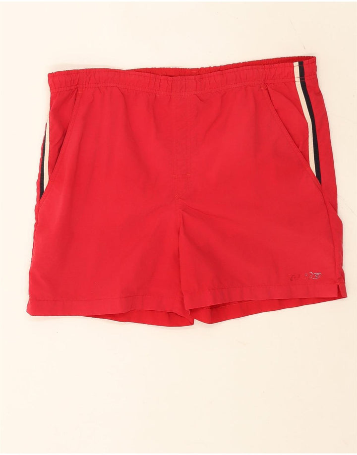 Pantaloni scurți de înot Lotto pentru bărbați XL cu dungi roșii