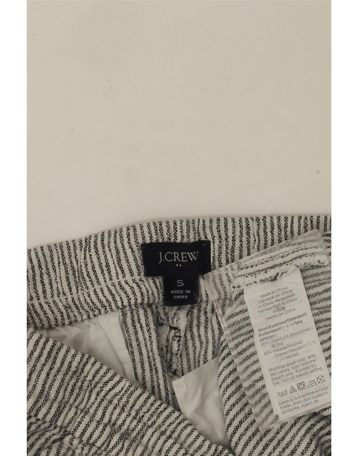 Pantaloni scurti chino pentru femei J. Crew Small W30 Grey Pinstripe Linen