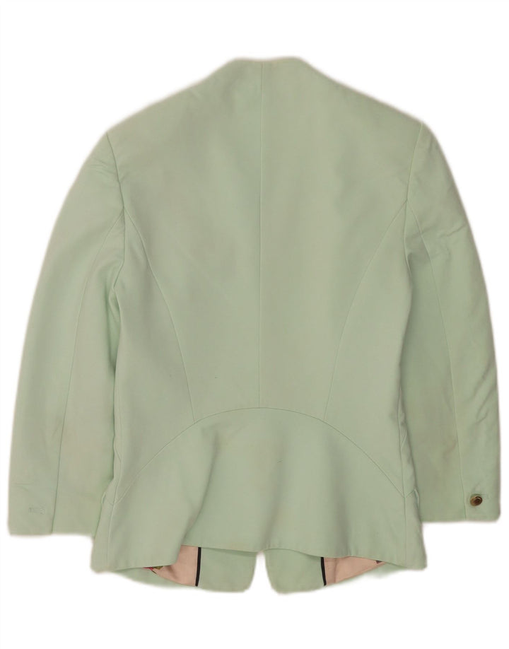 Jachetă blazer pentru femei Ted Baker, cu 1 nasture, UK 6 XS, viscoză verde