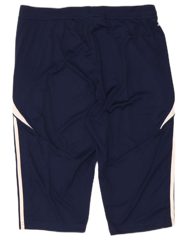 Pantaloni scurți sport pentru bărbați Adidas Aeroready Slim Fit, XL, bleumarin, color block