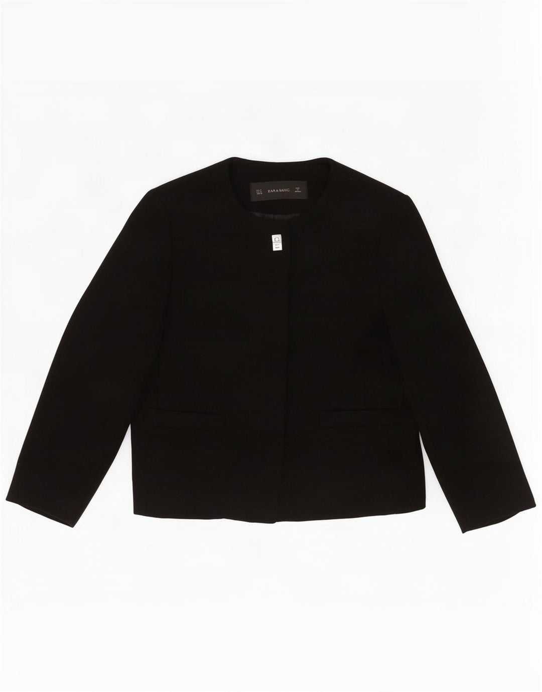 Jachetă pentru femei Zara cu 1 nasture, UK 12 Medium Negru