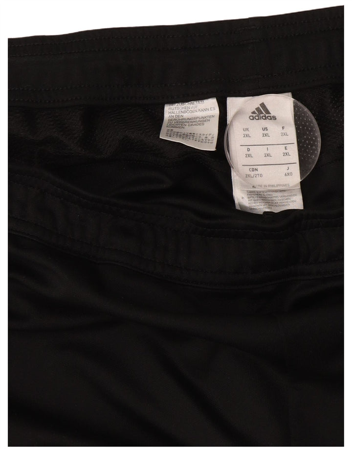 Pantaloni de trening Adidas pentru bărbați 2XL, negru, poliester, sport