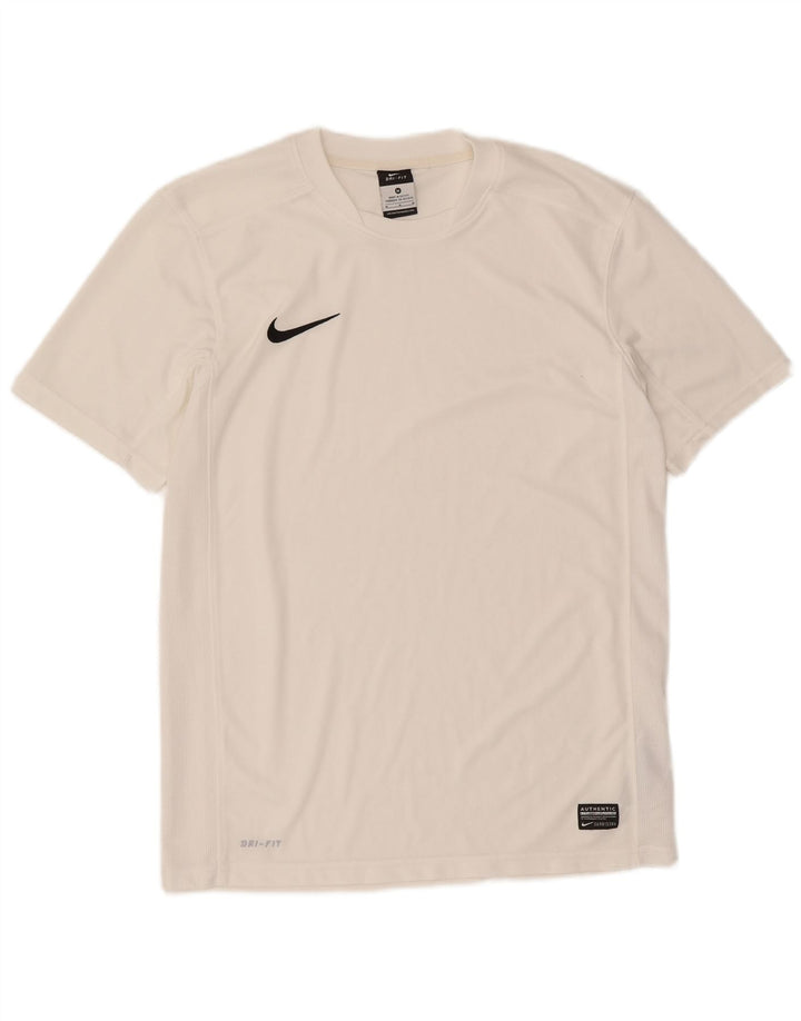 Tricou Nike Dri Fit pentru bărbați Top Medium Alb Poliester
