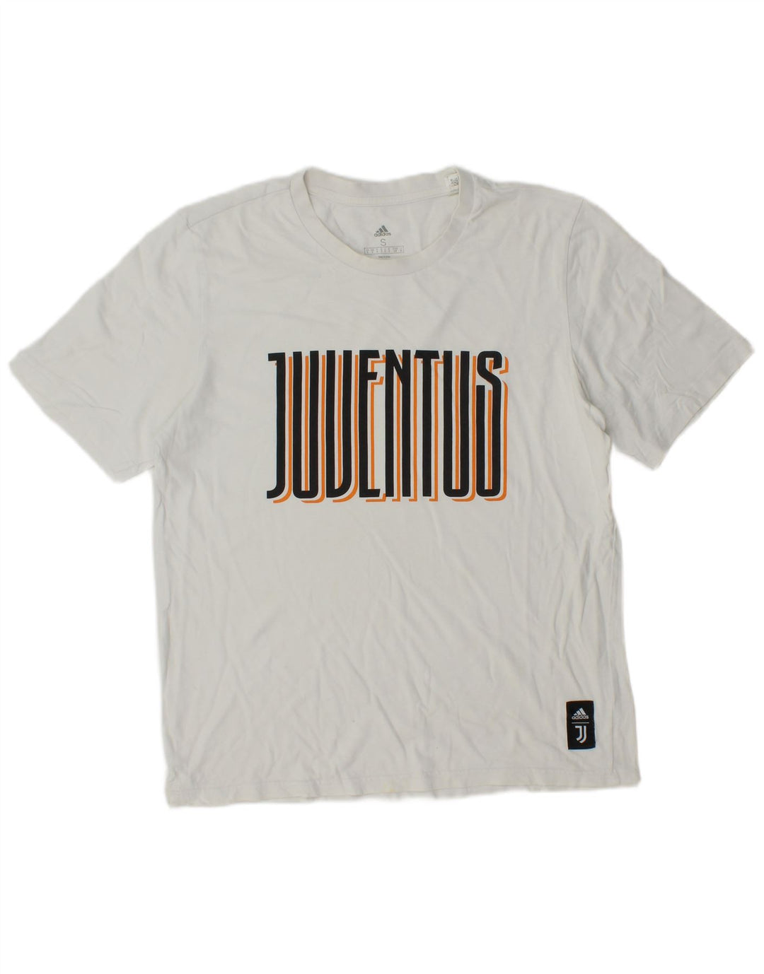 Tricou cu grafică Adidas Juventus pentru bărbați Top mic alb