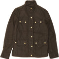 J. CREW Womens Oversized Utility Jacket UK 6 XS Brown Cotton Vintage J. Crew and Second-Hand J. Crew from Messina Hembry 