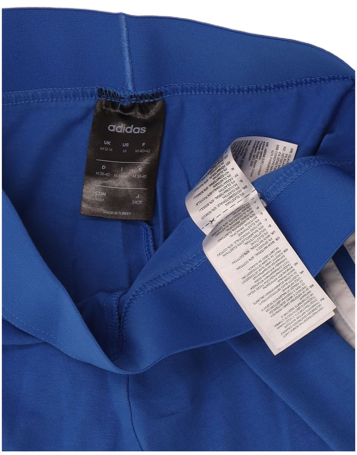 Leggings pentru femei Adidas UK 12/14, bumbac albastru mediu