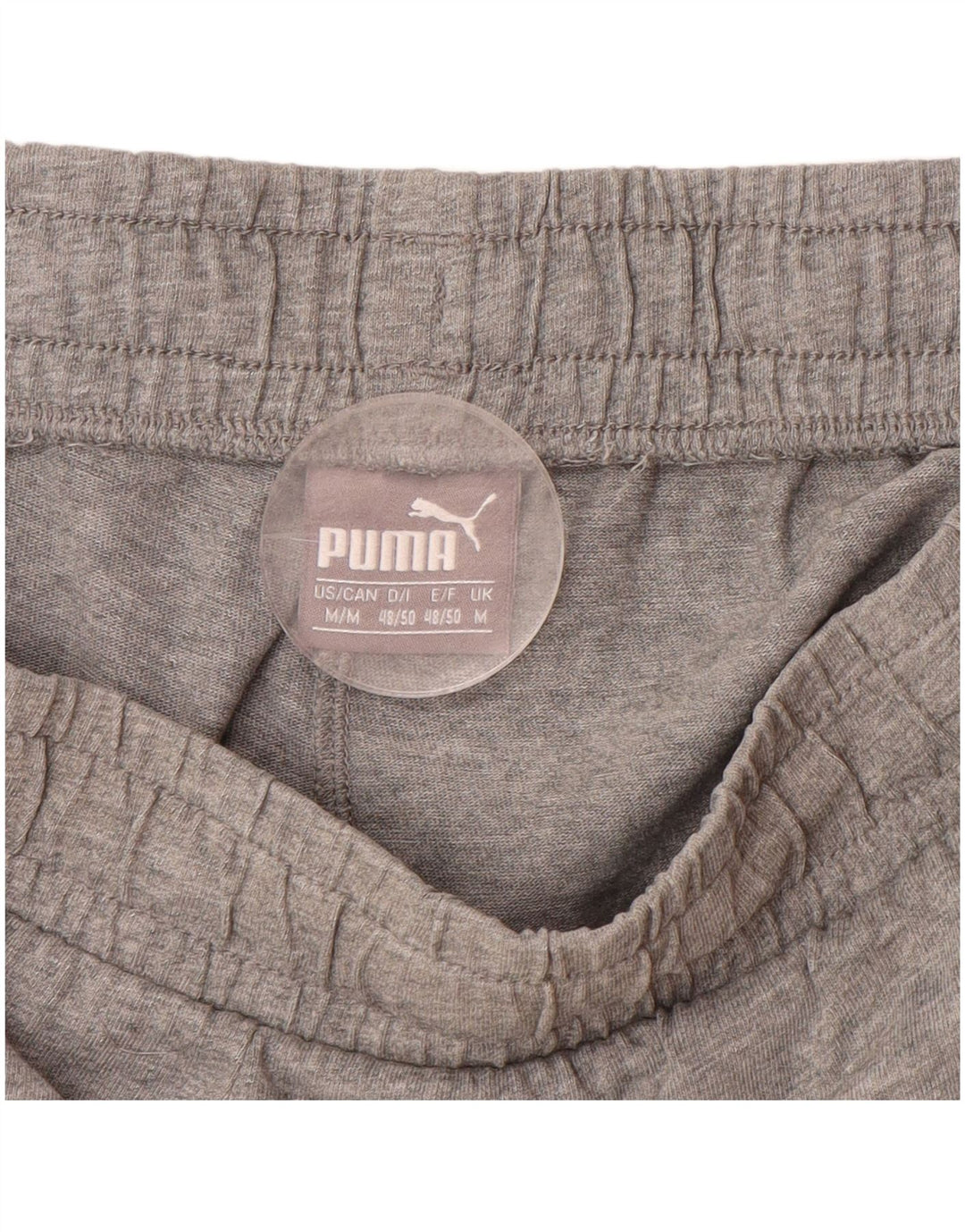PUMA Mens Graphic Sport Shorts Medium  Grey Cotton