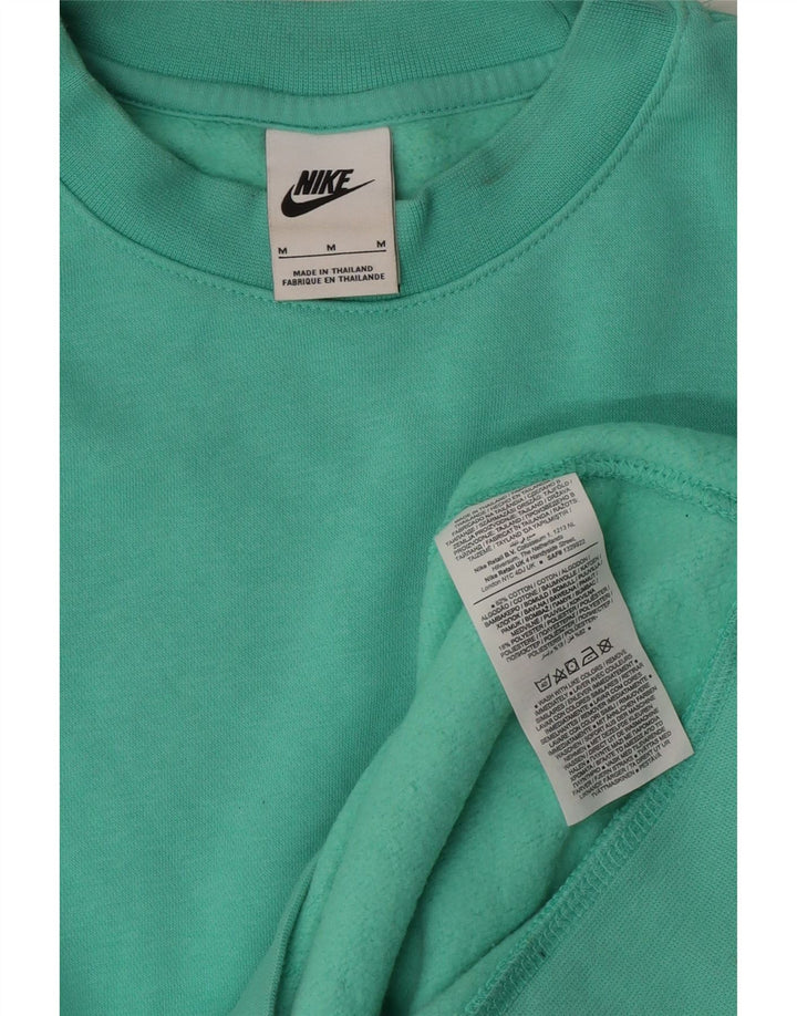 Pulover Nike pentru bărbați, bumbac verde mediu