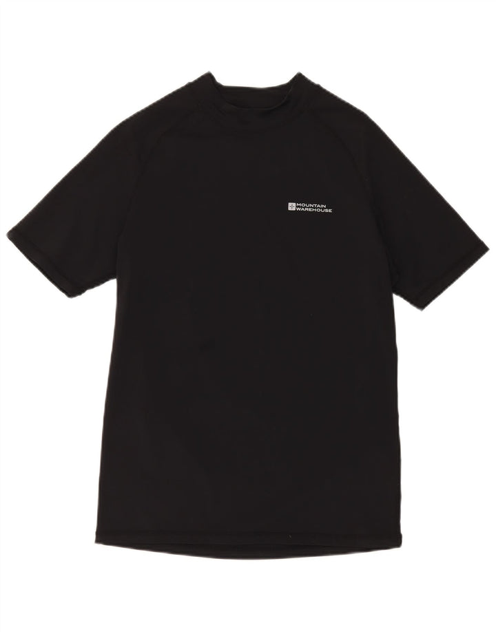 MOUNTAIN WAREHOUSE Tricou pentru bărbați Top Mediu Negru Poliamidă