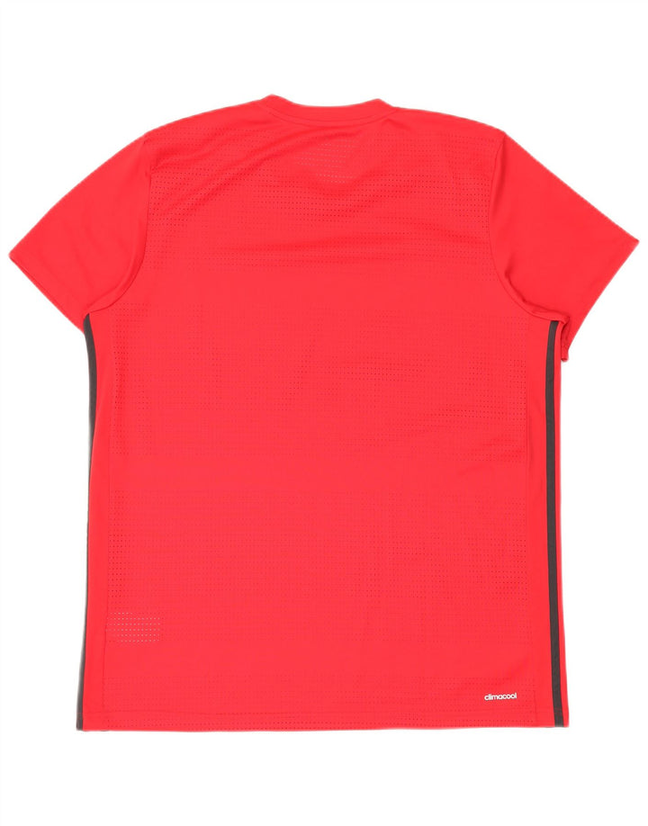 Tricou Adidas Climacool pentru bărbați Top XL Poliester roșu
