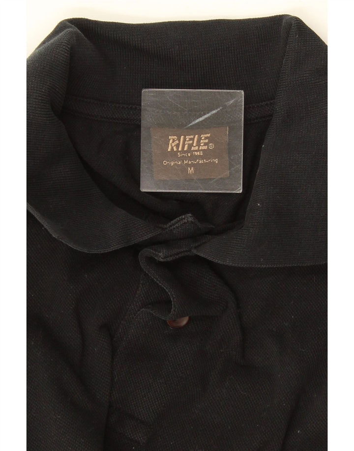 Tricou polo Rifle pentru bărbați, mediu negru